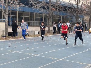 Benjamín Mira en pista