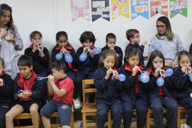 Visita de Apoderados Médicos a los 2° Básicos