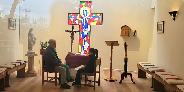 NSDC 2024 - El 5 y 12 de junio, las/os estudiantes de 4° Básico A y B, respectivamente, participaron en un retiro que finalizó con el recibimiento del Sacramento de la Reconciliación.